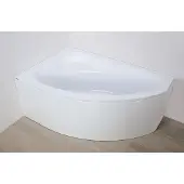 Plazan Ekoplus badkuip met paneel 145x95cm wit links inclusief potenset