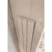 Eastbrook Charlton verticale aluminium radiator 180x47cm Mat wit 1441 watt