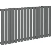 Eastbrook Tunstall Horizontale radiator 60x58,9cm Antraciet 541 watt