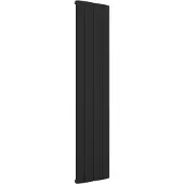 Eastbrook Peretti verticale aluminium radiator 180x28cm Mat zwart 948 watt