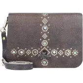 B.belt Heuptas leer 19 cm grau