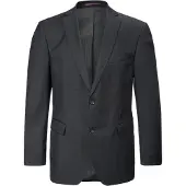 CARL GROSS Modern fit colbert met 2 knopen van scheerwol