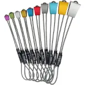 Wild Country - Klemveren - Rock On Wire Anodised Set 1-10 Uni voor Unisex - Grijs