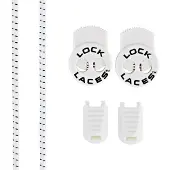 Lock Laces Run Laces, white 2021 Veters & Zolen