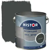 Histor Perfect Finish betonvloer RAL 7043 dark grey zijdeglans 2,5 liter