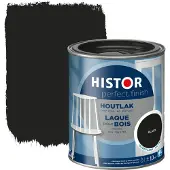 Histor Perfect Finish houtlak RAL 9005 zwart zijdeglans 750 ml