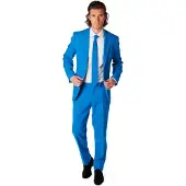 Opposuits Blue Steel Kostuum | Blauw | Maat 56