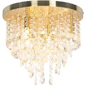 QAZQA Klassieke plafondlamp goud/messing 35 cm - Medusa