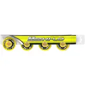 HI-LO Street Roller Hockey Wielen (4 Pack) Geel 59 Mm