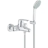 GROHE Eurodisc Cosmopolitan badkraan 15 cm met omstel met garnituur Chroom