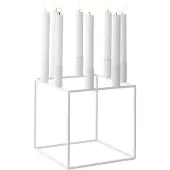 Audo Copenhagen Kubus 8 Kaarshouder Wit - Kaarshouders Staal White - 71041-000678