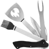 Sagaform barbecue grill gereedschap 5 in 1 multitool 29 cm