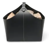 Ørskov Houtmand Zwart/wit - Houtopslag en brandveiligheid Leer Black - 367026-9