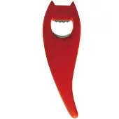 Alessi Diabolix flesopener rood