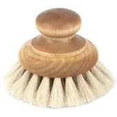 Iris Hantverk badborstel met knop berkenhout