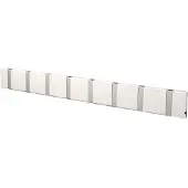 LoCa Knax Horizontaal 8 Wit - Haken en hangers Metaal White - 10862