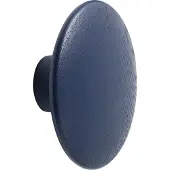 Muuto Dots Wood Coat Hooks Midnight Blue | Ø 13 cm