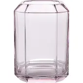 Louise Roe Jewel Medium Vaas 14x20 Cm - Vazen Mondgeblazen Glas Rose - 10505-10-67