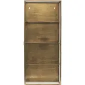 House Doctor Cabinet Large - Wandkasten Messing Brass - 203660752