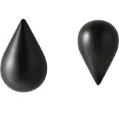 Normann Copenhagen Haakje Dropit Black 7,7 cm