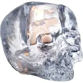 Kosta Boda Skull theelichthouder 8,5 cm helder glas