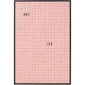 Design Letters Tafel - A2 - Pink - - One Size - Tafeln