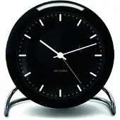 Arne Jacobsen – City Hall Tafelklok – Ø11 cm – Zwart