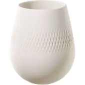 Villeroy & Boch Vaas Manufacture Collier Blanc Carre Klein