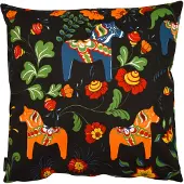 Arvidssons textil Leksand kussenhoes zwart