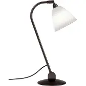 Gubi Bestlite BL2 tafellamp gebroken lamp beenderporselein-zwart