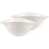 Villeroy & Boch Vapiano saladeschaal 2-pack wit