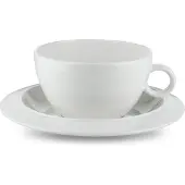 Alessi Twee Kop-met-schotel-Thee-Set-Bone-China.