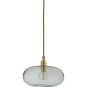 Ebb & Flow Horizon Hanglamp Forest green | Shiny Gold | Ø: 21 cm E14