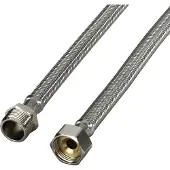Xavax 111890 Verlenging voor gepantserde toevoerslang, 1 m