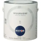 Histor Perfect Finish Muurverf Mat Wit 6400 2,5 LTR