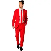 Oppo Merchandise Group B.V. Red Devil Kostuum | Rood | Maat 56