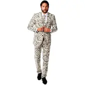 Opposuits Cashanova Kostuum | Groen | Maat 52