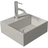 Salenzi Fontein spy 30x30 cm mat grijs
