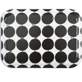Opto Design Tallyho dienblad 27x20 cm Zwart-wit