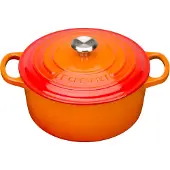 Le Creuset Gietijzeren Ronde Braadpan Oranjerood 22cm 3,3l