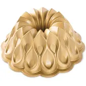 Nordic Ware Crown Bundt tulbandvorm ø 24 cm gietaluminium goudkleurig