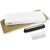 Yaxell Ran Messenset - Giftset - 3-delig - Messenlijper met Santoku Mes 16,5 cm en Universeelmes 12 cm - 69 Lagen Damaststaal - VG10 Staal - 61 HRC - Canvas-Micarta Heft