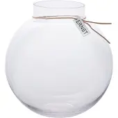 ERNST glazen vaas H22 cm. Ø 21 cm. helder