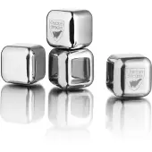Orrefors City whiskystenen 4-pack roestvrij staal