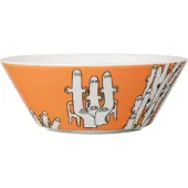 Arabia Moomin Bowl Hattifatteners 15 Cm - Serveerkommen Porselein Orange - 1005315