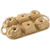 Nordic Ware geo bundtlette bakvorm 0,8 l