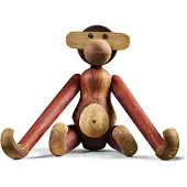 Kay bojesen Houten figuur - Aapje - Medium - Teak/Limba - - OneSize - Decoraties
