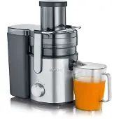 Severin ES3570 Juice Extractor brushed rvs-black