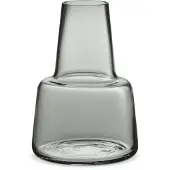 Holmegaard Flora Vase Medium 24 Cm Smoke - Vazen Mondgeblazen Glas Grey - 4340858
