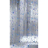 Kleine wolke Bubble douchegordijn b180xh200 cm, marineblauw